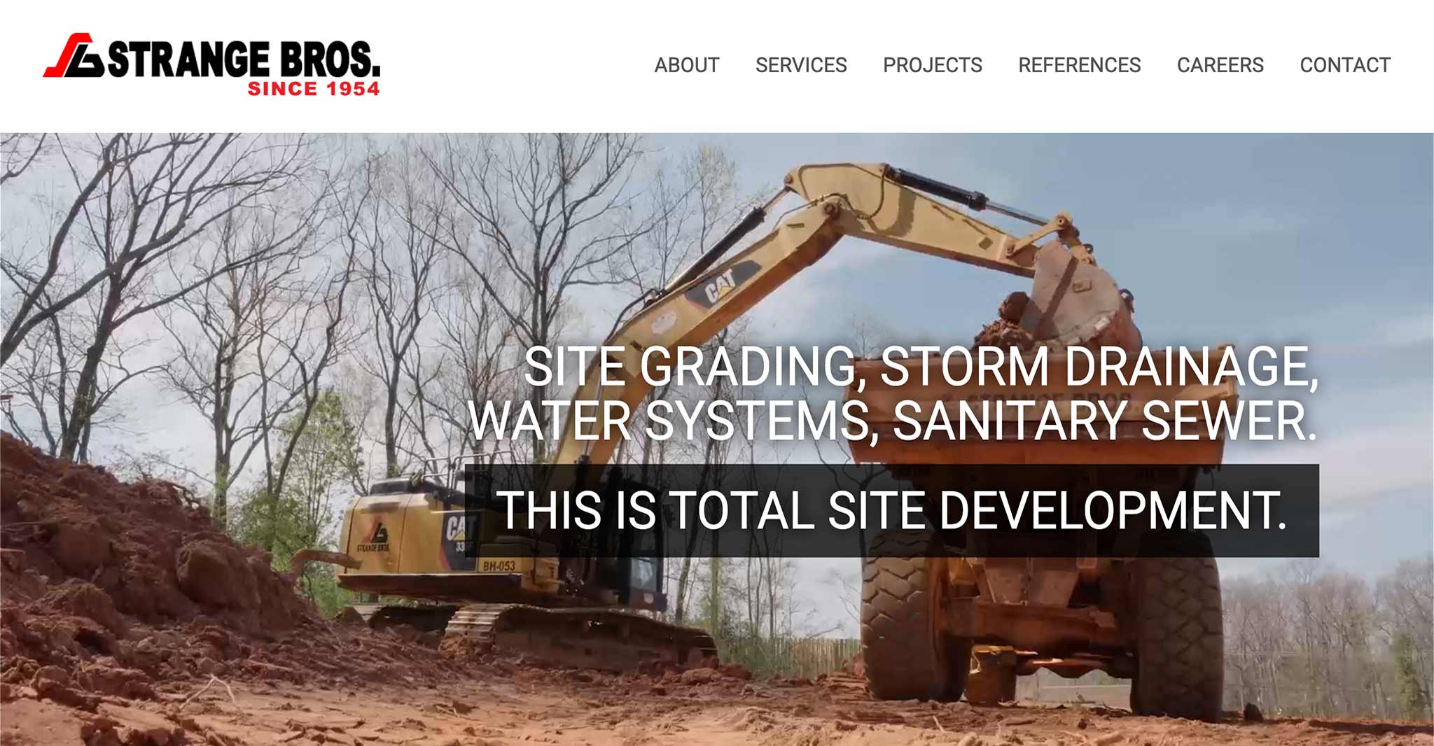 Shift Marketing Strange Bros Grading Website